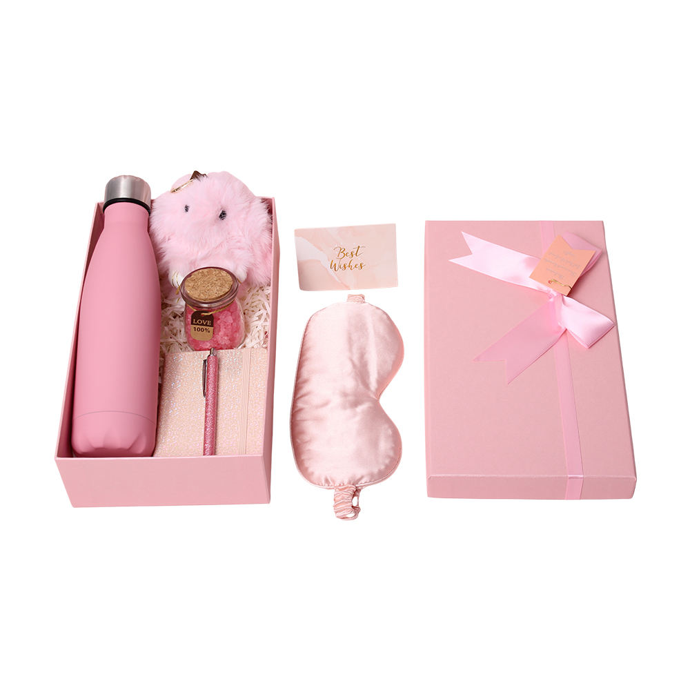 WIDEAL Pink-Themed Gift Set for Women Insulated Cola Bottle
