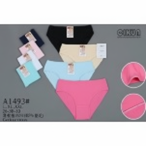 Alto a vita media a vita bassa triangolo Calzon de Mujer tinta unita poliammide Spandex slip alti tutti i giorni disponibili XL vita - Product Image 1