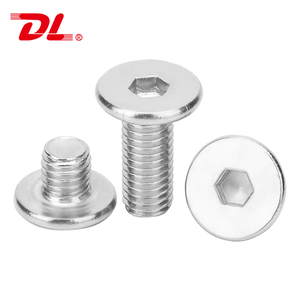 Tornillos de Cabeza Plana Ultrafinos de Acero Inoxidable <span class=keywords><strong>A2</strong></span> M2 M2.5 M3 M4 M5 M6, Tornillos de Perfil Bajo con Cabeza Hexagonal, Tornillos Allen - Product Image 2