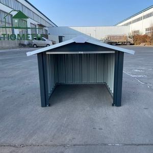 <span class=keywords><strong>Caseta</strong></span> para <span class=keywords><strong>Robot</strong></span> Cortacésped Gris, Almacenamiento Exterior de Acero Galvanizado para Herramientas de Jardín - Product Image 2