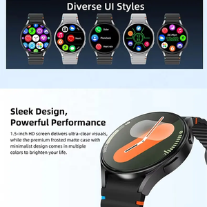 Reloj de Pulsera de Moda Smartwatch para Exteriores con Llamadas BT Redondo de Frecuencia Cardíaca Táctil Completo y Cargador Inalámbrico a Prueba de Agua Watch <span class=keywords><strong>7</strong></span> Max Smartwatch - Product Image 3