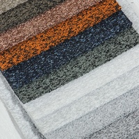 Tissu d'ameublement en lin teinté en fil TengHui, type boule, pour canapé et doublure d'oreiller, utilisation de sacs, résistant à l'eau, 100% polyester