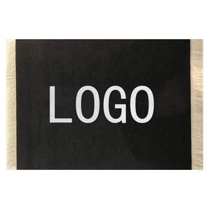 Özel arap at 4-Piece oryantal püskül halı bardak altlığı takımı zarif kauçuk çevre dostu kare halı 3mm kalın ev/ofis - Product Image 6