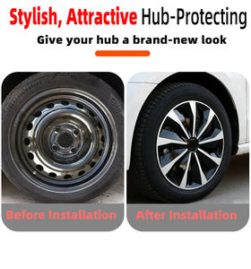 universel R12 13 <span class=keywords><strong>14</strong></span> 15 16 17 <span class=keywords><strong>pouces</strong></span> enjoliveurs universels 4 pièces <span class=keywords><strong>enjoliveur</strong></span> roue jante couverture pneu voiture moyeu capuchon - Product Image 4