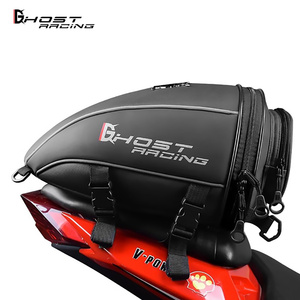 Sac de selle pour moto, sac de siège arrière imperméable pour motocross, sac à bandoulière pour moto, sac à dos de moto avec housse de pluie - Product Image 1