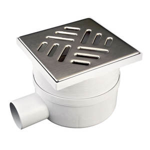 ท่อระบายน้ำด้านข้างแบบยืดหดได้พร้อมตะแกรงสแตนเลสขนาด15x15ซม. น้ำยาทำความสะอาดท่อระบายน้ำ50มม. - Product Image 2