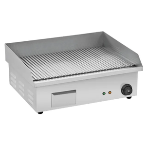 Parrilla de cocina comercial de acero inoxidable para barbacoa, freidora de hamburguesas, plancha eléctrica de encimera plana o acanalada completa - Product Image 2