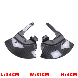 Pour BMW S1000RR M1000RR <span class=keywords><strong>S1000R</strong></span> M1000R M1000R 2020 2021 <span class=keywords><strong>2022</strong></span> 2023 2024 3K 100% panneaux latéraux de garde-boue avant de moto en Fiber de carbone sèche - Product Image 6