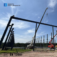 Bâtiment en structure métallique préfabriqué pour atelier de soudage et de pliage, usine, zone commerciale, parc industriel