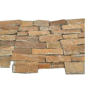 分裂脸乡村石英阿什拉模式石外墙覆层瓷砖