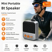 Nouveau haut-parleur sans fil V68 de style collier 5.3, mini haut-parleur étanche pour vélo, subwoofer 6W, appairage TWS, micro intégré