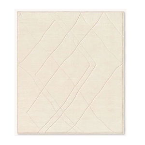 Tapis marocain traditionnel élégant en laine/soie, ensembles de tapis personnalisables noués à la main pour les espaces de vie - Product Image 6