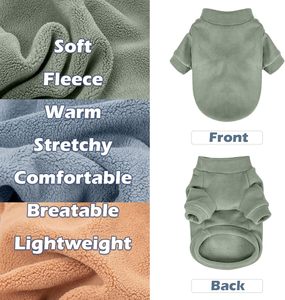 Suéter Abrigado para Perros, Selección de Colores Aleatorios, Ropa para Mascotas de Forro Polar, Cuello Alto, Apto para Perros Pequeños y <span class=keywords><strong>Cachorros</strong></span>, Venta al Por Mayor - Product Image 2
