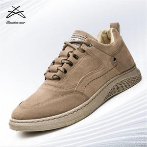 <span class=keywords><strong>Chaussures</strong></span> pour hommes, nouvelles <span class=keywords><strong>chaussures</strong></span> de sport en cuir PU pour le printemps, <span class=keywords><strong>chaussures</strong></span> décontractées à lacets couleur kaki pour hommes, baskets - Product Image 5