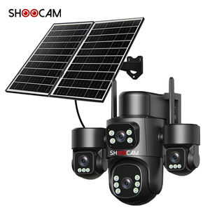 Cámara de Seguridad Solar con Detección de Movimiento de 16MP, Visión Nocturna AOV 4G, Cámara Solar Pan-Tilt para Exteriores, IP66 HD, Tarjeta SIM 4G, Cámara CCTV - Product Image 1