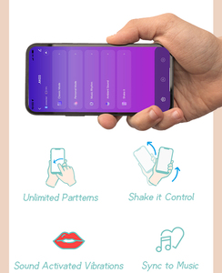 Draadloze Bluetooth ananasvormige bullet vibrator met slimme app-afstandsbediening, medische siliconen hoes, seksspeeltje, IPX6. - Product Image 6
