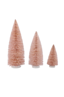Mini sapin de Noël vert en plastique, ornements de bureau, effet flocon de neige, simulation de pin, bonsaï, accessoires de décoration de comptoir, style vintage