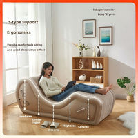 Nouveau Fauteuil Gonflable Moderne et Simple 2026, Chaise Longue et Fauteuil de Loisirs, Entièrement Automatique, Portable pour l'Extérieur, en PVC avec Coussin d'Air