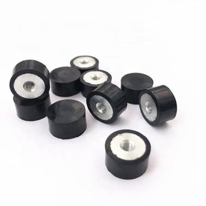 फैक्टरी मूल्य महिला धागा बेलनाकार रबर माउंट चुप ब्लॉक विरोधी कंपन रबर पैर - Product Image 1