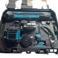 Direct usine 4D 16 lignes 360 °   Niveau laser vert avec télécommande, batterie lithium rechargeable, outil auto-nivelant