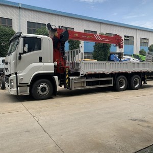 รถบรรทุกติดเครน ISUZU GIGA 6x4 ขนาด 12 ตัน แบบบูมตรง สำหรับยกของ - Product Image 2