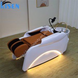 Kisen New Design Shampoo Massage Chair <b>Bed</b> With Fumigator Water Circulation Head Therapy Headspa Shampoo <b>Bed</b> - Product Image 2