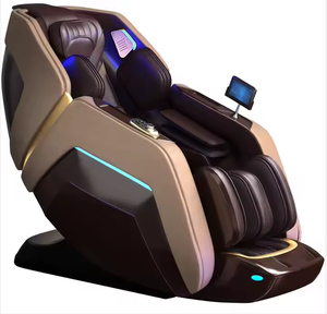 2025 Best New Rail 3D 4D Luxury Zero Gravity Massager with Adjustable Recliner SPA Shiatsu Chair - Product Image 3