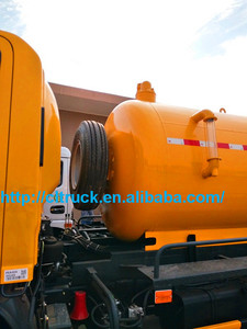 5cbm de vacío de succión camión cisterna 5t camión cisterna de aguas residuales proveedor de fábrica - Product Image 6