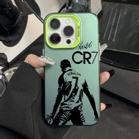 Cristiano Ronaldo Championship Glory Football Star Phone Case pour iPhone 11 12 13 14 15 16 17 Matériau PC Durable par Promax