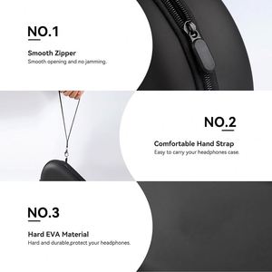 Étui rigide pour casque EVA, étui de transport pour casque, pochette de rangement pour casque Beats Studio Pro - Product Image 3