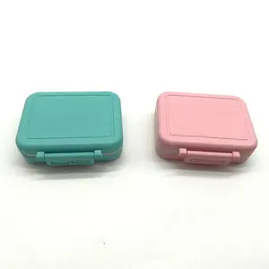 Tragbarer Mini Tablet Medicine Crusher mit 3 Fächern Pill Organizer Box