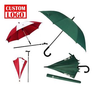 Nouvelle conception de parapluie de golf d'extérieur coupe-vent, parapluie de golf sur bâton, parapluie de golf personnalisé - Product Image 1