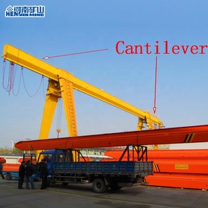 MH Single Beam Gantry <span class=keywords><strong>Crane</strong></span> Boxed <span class=keywords><strong>Frame</strong></span> a Type Legs Model 5ton Hoist Trolley untuk Dijual - Product Image 6