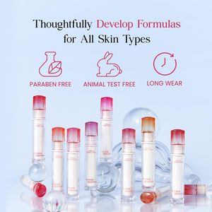 Clio Crystal Glam Tint 001 Vintage Apple Glossy Lip Stain, teinte à lèvres brillante, légère, modulable, longue tenue, non collante - Product Image 5