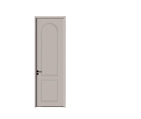 Puerta Elegante de Madera MDF con Patrones Sencillos, Estilo Rústico, Insonorizada, Aislante Térmico, Reducción de Ruido, para Baño y Sala de Estar