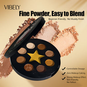 Retro Vinyl Record <strong>Eyeshadow</strong> Palette High Pigment Matte Shimmer Glitter Waterproof Long Lasting <strong>Eyeshadow</strong> Palette <strong>Private</strong> <strong>Label</strong> - Product Image 1