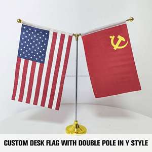 High Quality <b>Small</b> Mini <b>Desk</b> Flag Fast Delivery From China Factory Wholesale for All Countries Office Use - Product Image 4