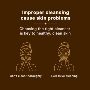 Mousse nettoyante pour le visage à l'acide hyaluronique médical OEM/ODM, anti-âge/anti-rides, gel cicatrisant, soin de la peau avec réparation de la barrière - Product Image 5