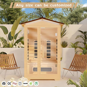 ساونا داخلية عالية التقنية بالأشعة تحت الحمراء مع تسخين كامل الطيف وقدرة استيعاب متعددة الأشخاص مع العلاج بالضوء الأحمر - Product Image 2