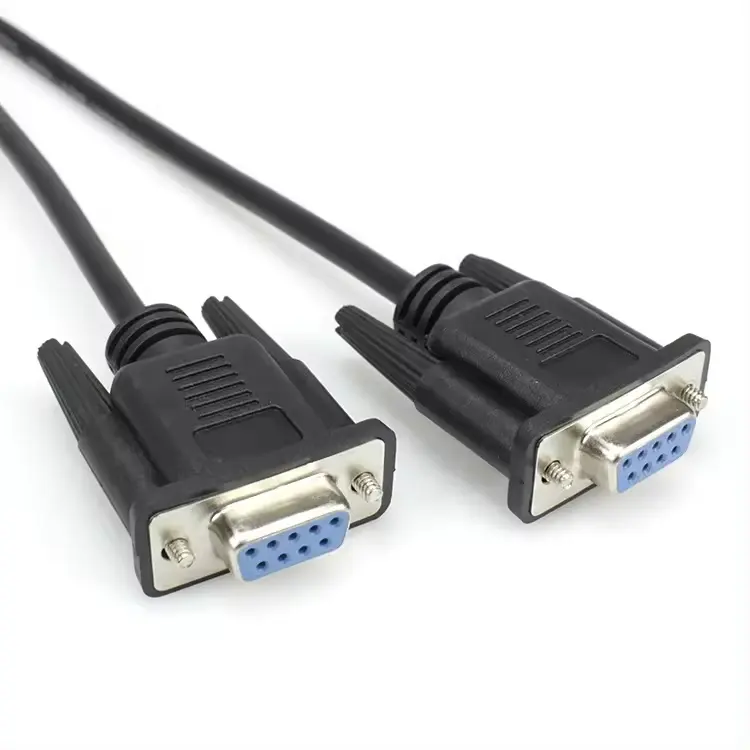 Venta caliente personalizar d-sub 9PIN 24pin hembra a hembra RS232 cable DB9 cable PC cable