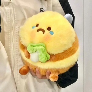 Peluche Ricamato a Forma di Ape Carina, Divertente Pupazzo di Ape Squalo Vegetale con Fodera in Rete, Antistress, Regalo di Compleanno per Ragazzi e Ragazze - Product Image 2