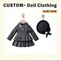 Vêtements pour poupées en peluche personnalisés pour fabricants de vêtements, accessoires vestimentaires, tenues pour poupées de chiffon de créateur à l'échelle 1/4 1/6