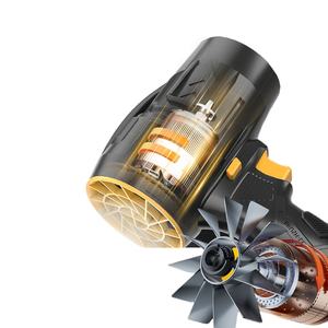 Seese/Storm Industries Souffleur de feuilles turbo sans fil avec batterie et <span class=keywords><strong>brosse</strong></span>, léger et silencieux pour l'époussetage de la maison/voiture/pelouse - Product Image 4