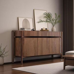 Buffet moderne nordique <span class=keywords><strong>de</strong></span> luxe en <span class=keywords><strong>bois</strong></span> <span class=keywords><strong>massif</strong></span> pour salle à manger - Product Image 2