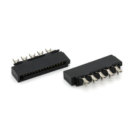 Conector de alimentación SATA tipo crimpado Conector de disco duro SATA de 15 pines hembra de soldadura