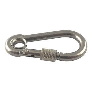 <span class=keywords><strong>Mousqueton</strong></span> en acier inoxydable DIN 5299 <span class=keywords><strong>mousqueton</strong></span> avec œillet et vis - Product Image 6