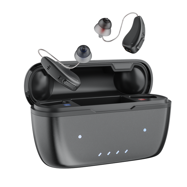 Vientone R80 USA bluetooth Hearing Aid for Seniors Best Price Rechargeable Digital 16-channel High Power Bte Hearing Aid