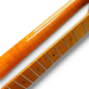 Hot SaleCustom 22 Fret Vintage TL <b>Guitar</b> Neck Flame Maple <b>Guitar</b> Neck for <b>Guitar</b> Parts - Product Image 4