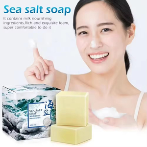 <span class=keywords><strong>Savon</strong></span> au sel marin naturel et biologique, marque privée, <span class=keywords><strong>savon</strong></span> au lait de chèvre fait main pour éliminer l'acné, nettoyer en profondeur la peau, soin du visage - Product Image 1