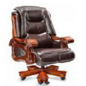 เก้าอี้สำนักงานที่เรียบง่ายและสะดวกสบายพร้อมที่วางแขนไม้37738-1008 - Product Image 1